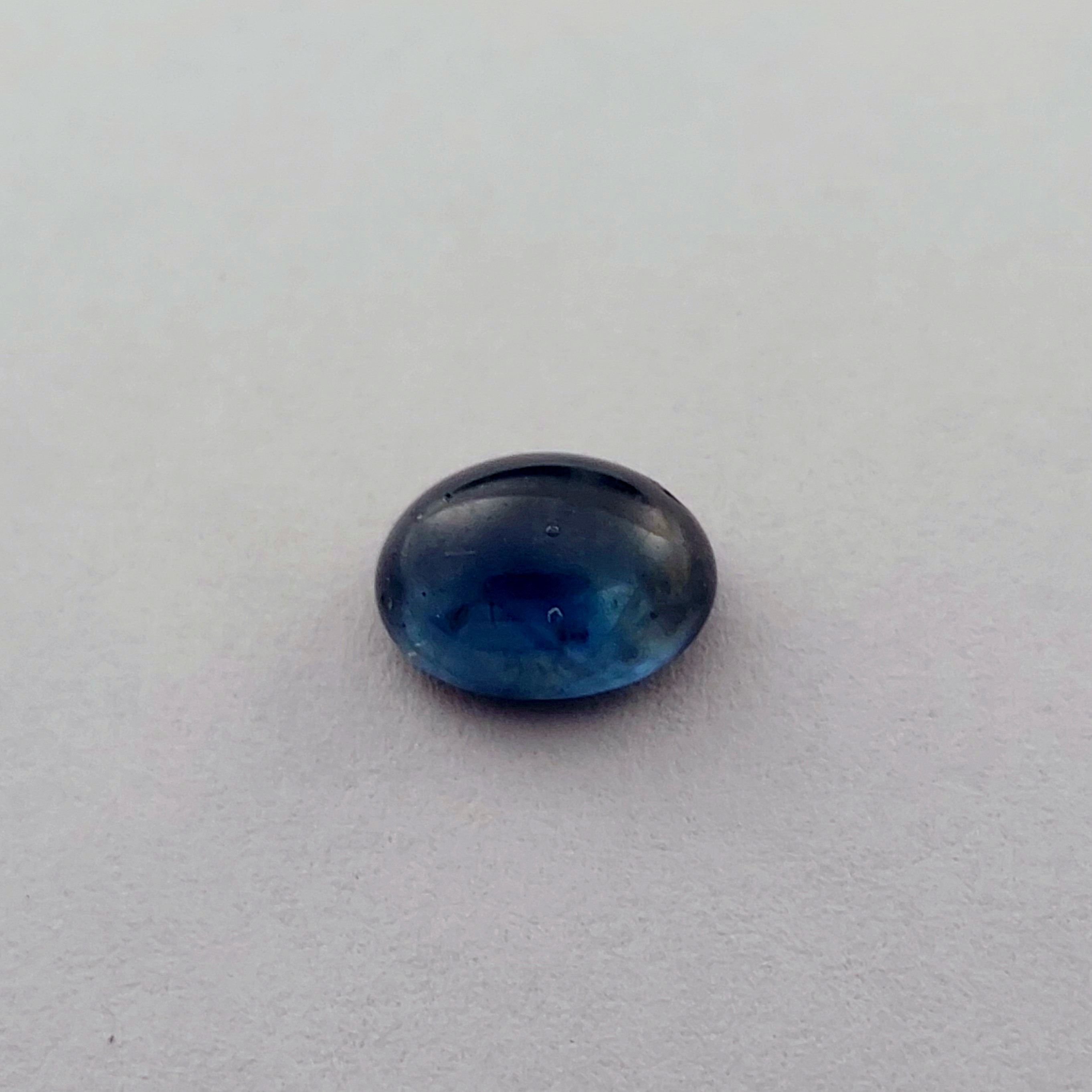 Pretty Ceylon Sapphire Blue Sapphire Cabochon 2.75 ct  Litnon.com