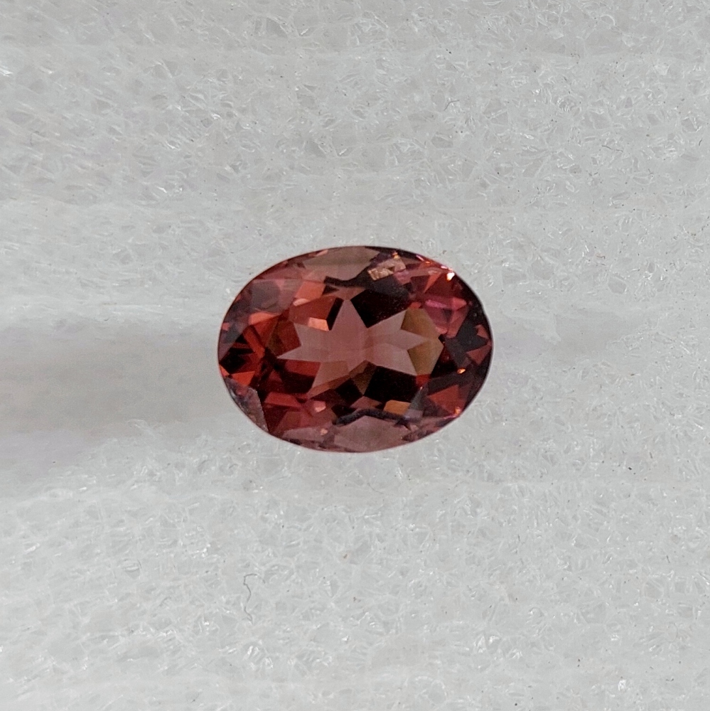 Oval Facet Pink Orange Tourmaline Nigeria 2.96 Carats Litnon.com