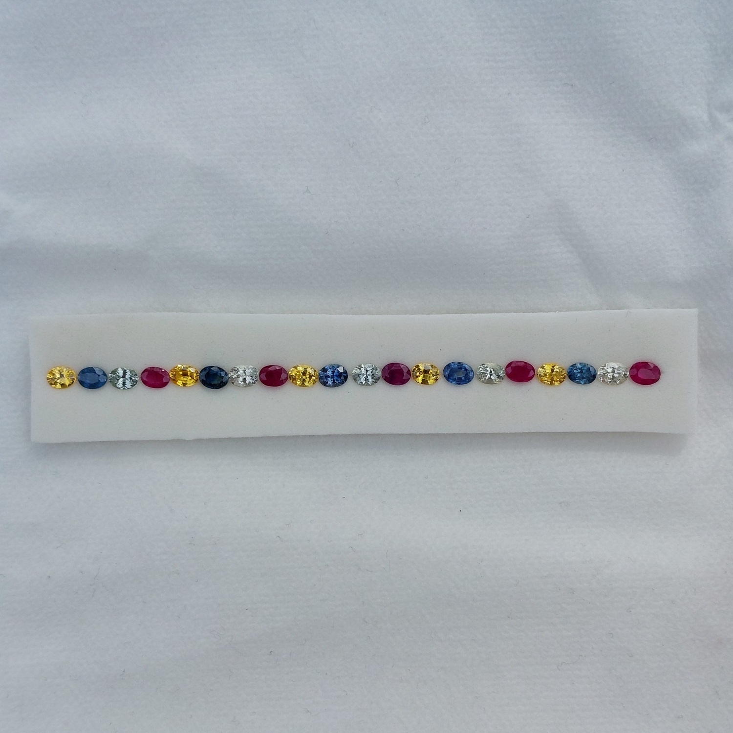 Bright and Pretty Multi-Color Sapphire Ruby Suite 4.80 Carats Litnon.com