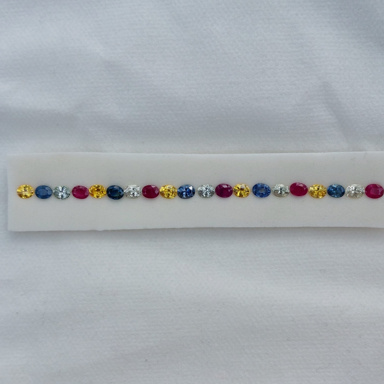 Bright and Pretty Multi-Color Sapphire Ruby Suite 4.80 Carats Litnon.com