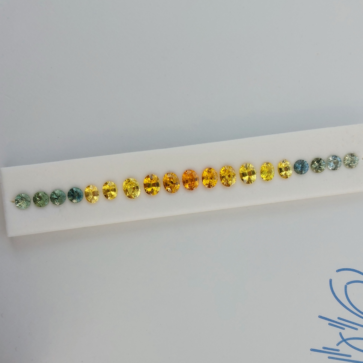 Bright and Pretty Multi-Color Montana Sapphire Suite 6.54 Carats Litnon.com