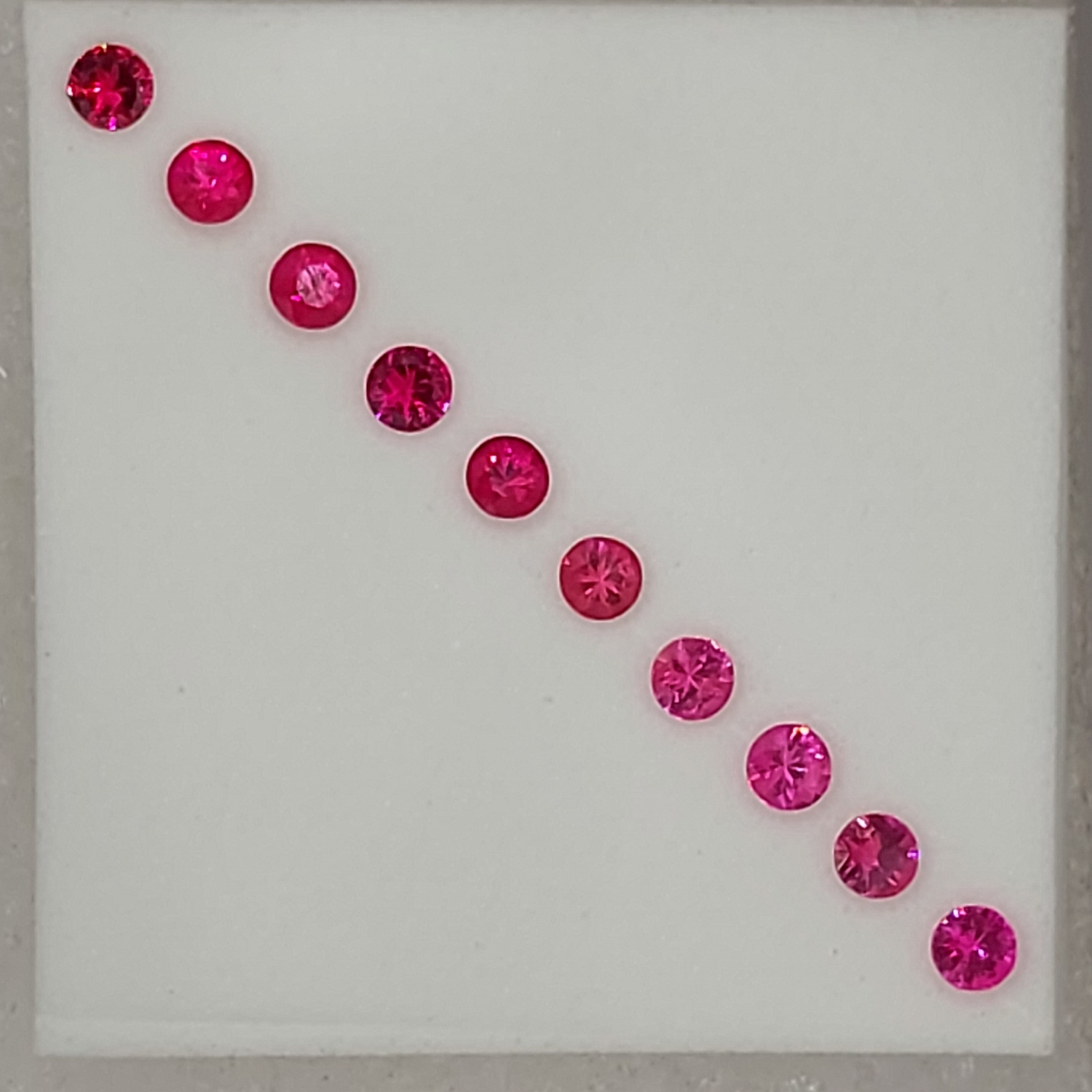 Hot Pink Natural Burmese Spinel Lot 2.5 mm  Litnon.com