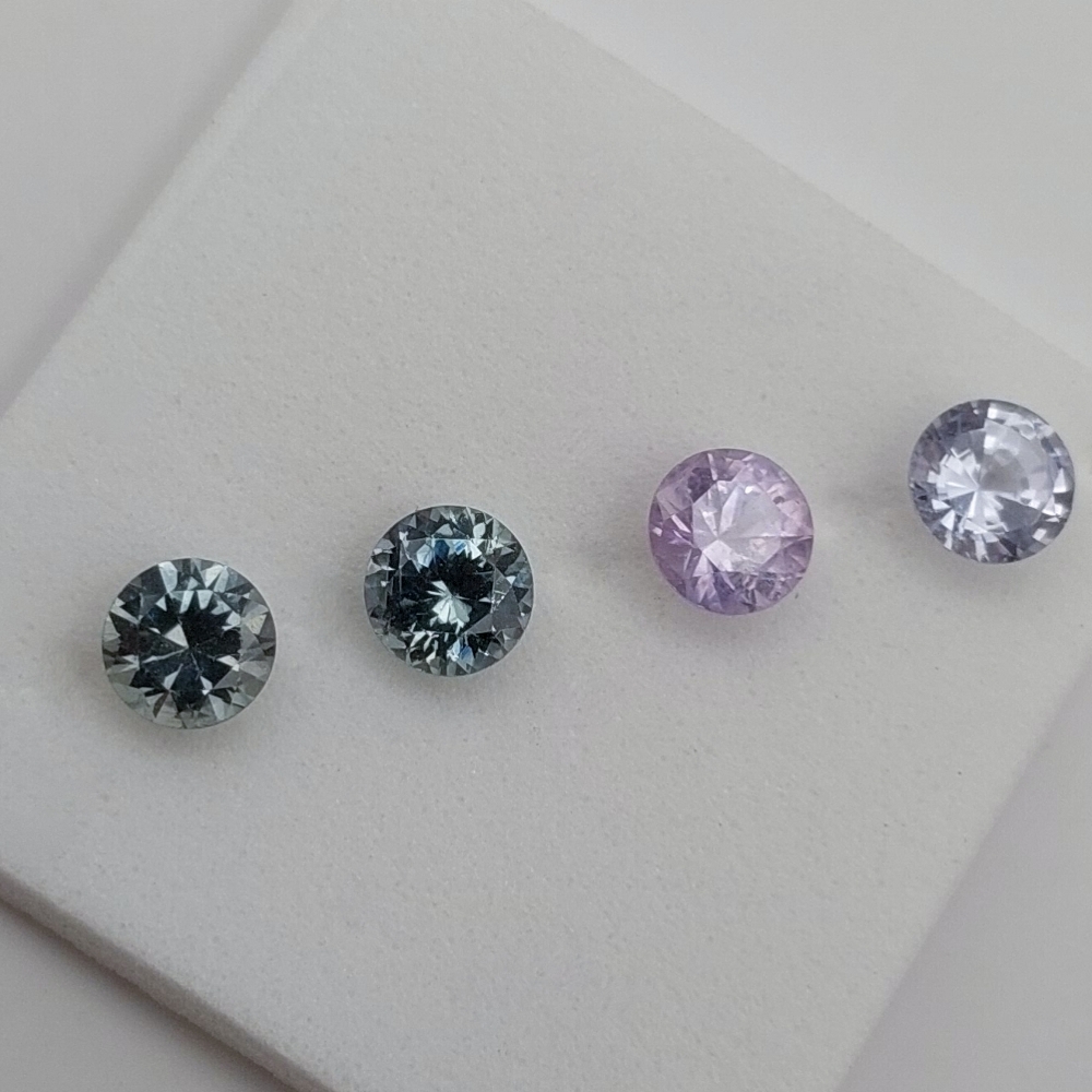 Well Cut Bright Montana Sapphire Suite 2.61 Carats  Litnon.com