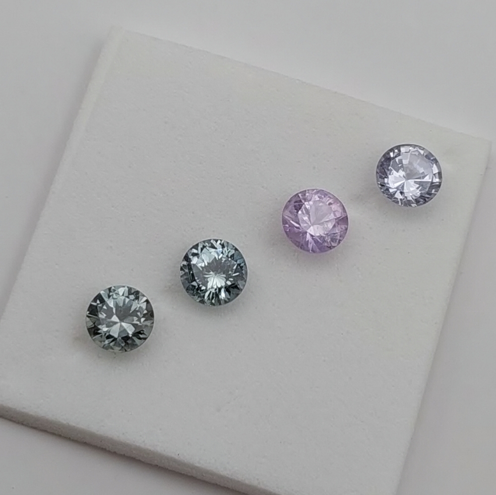 Well Cut Bright Montana Sapphire Suite 2.61 Carats  Litnon.com