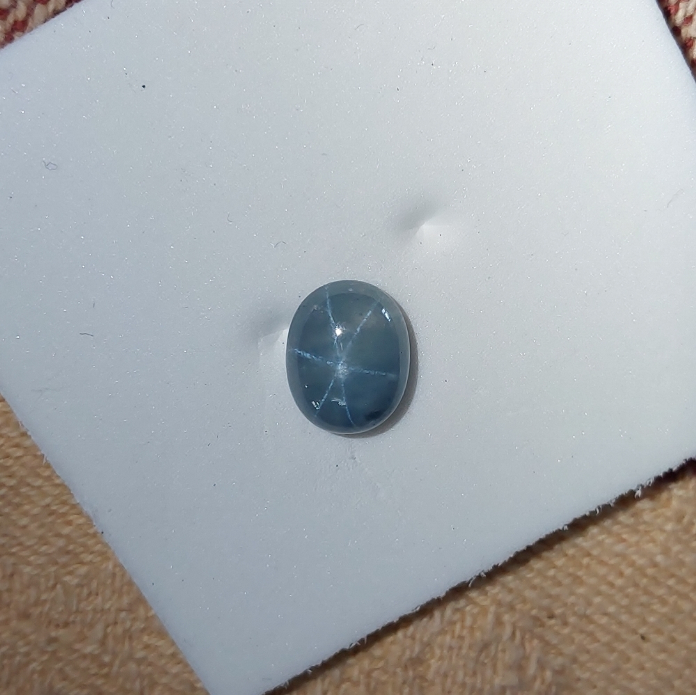 Untreated Blue Star Sapphire Sri Lanka 3.77 ct  Litnon.com