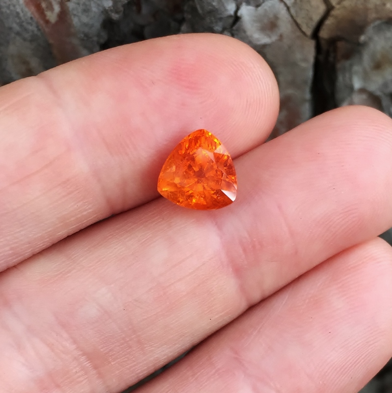 Glowing Color Mandarin Spessartite Garnet 4.80 Carats Litnon.com