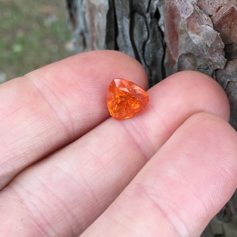 Glowing Color Mandarin Spessartite Garnet 4.80 Carats Litnon.com
