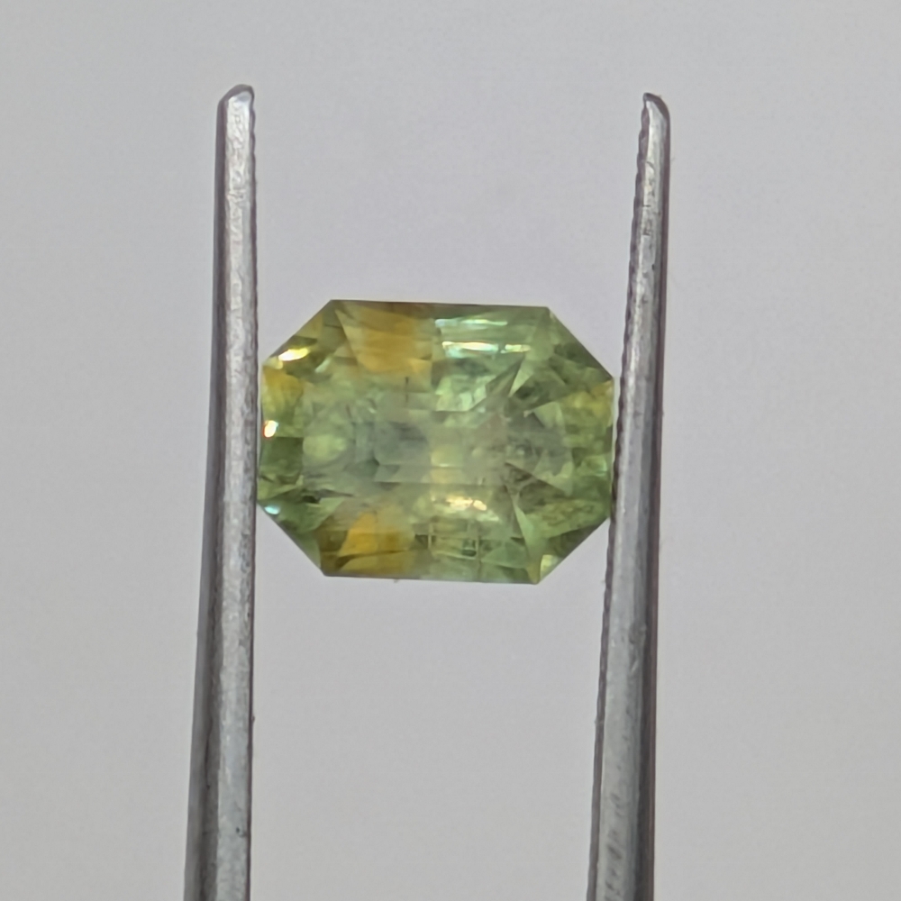 USA Cutting Yellow Green Montana Sapphire 1.92 Carats Litnon.com