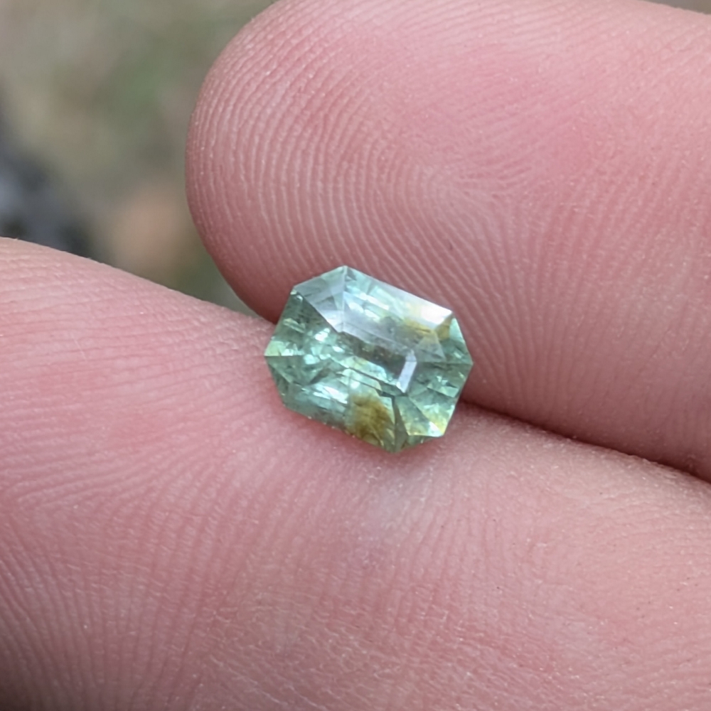 USA Cutting Yellow Green Montana Sapphire 1.92 Carats Litnon.com