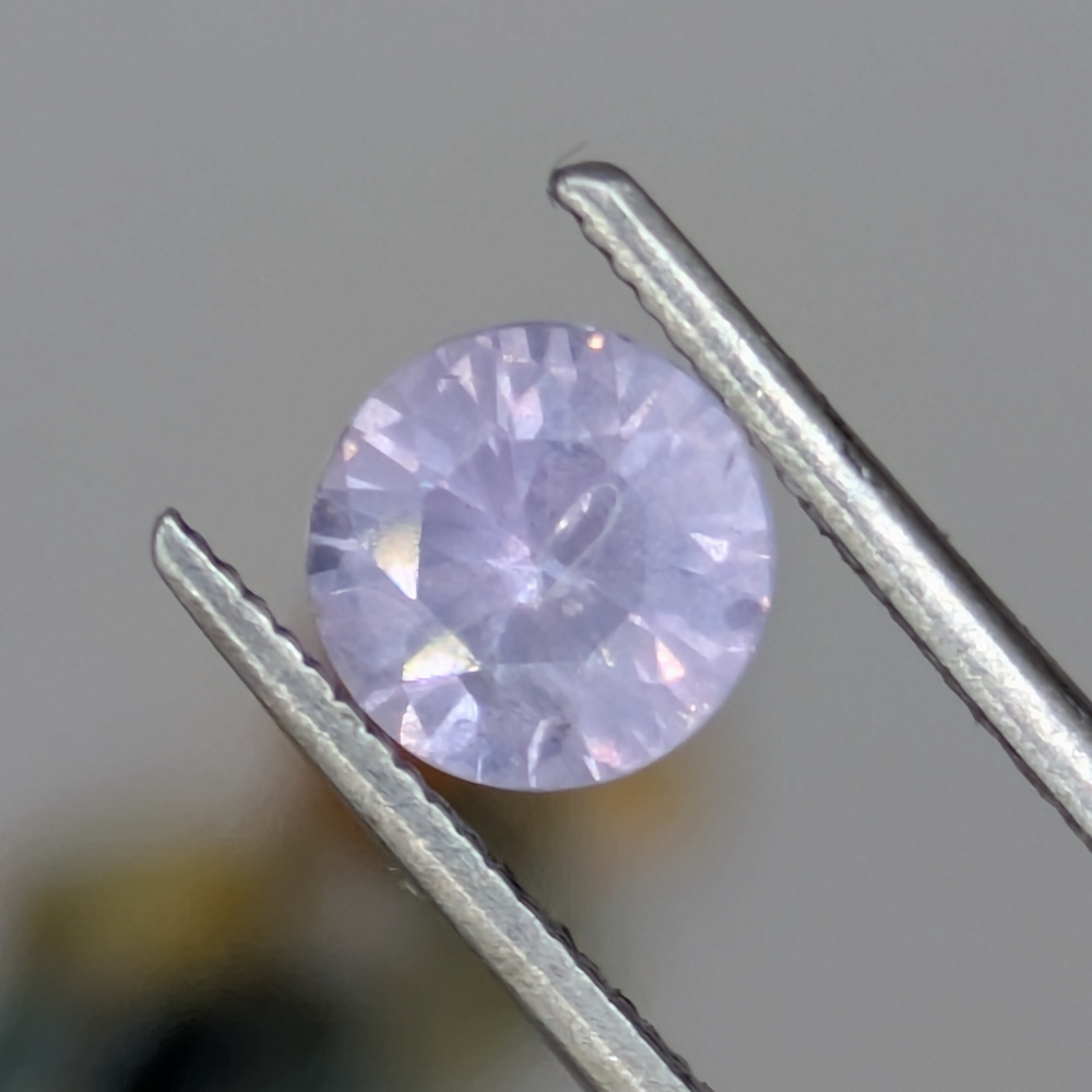 Unheated Color-Shift Pink to Lavender Montana Sapphire 0.64 Carats Litnon.com