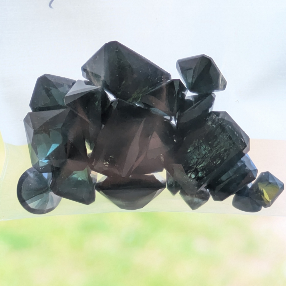 Closeout! Too Dark  Multi Color Tourmaline Lot 60.11 Carats Litnon.com