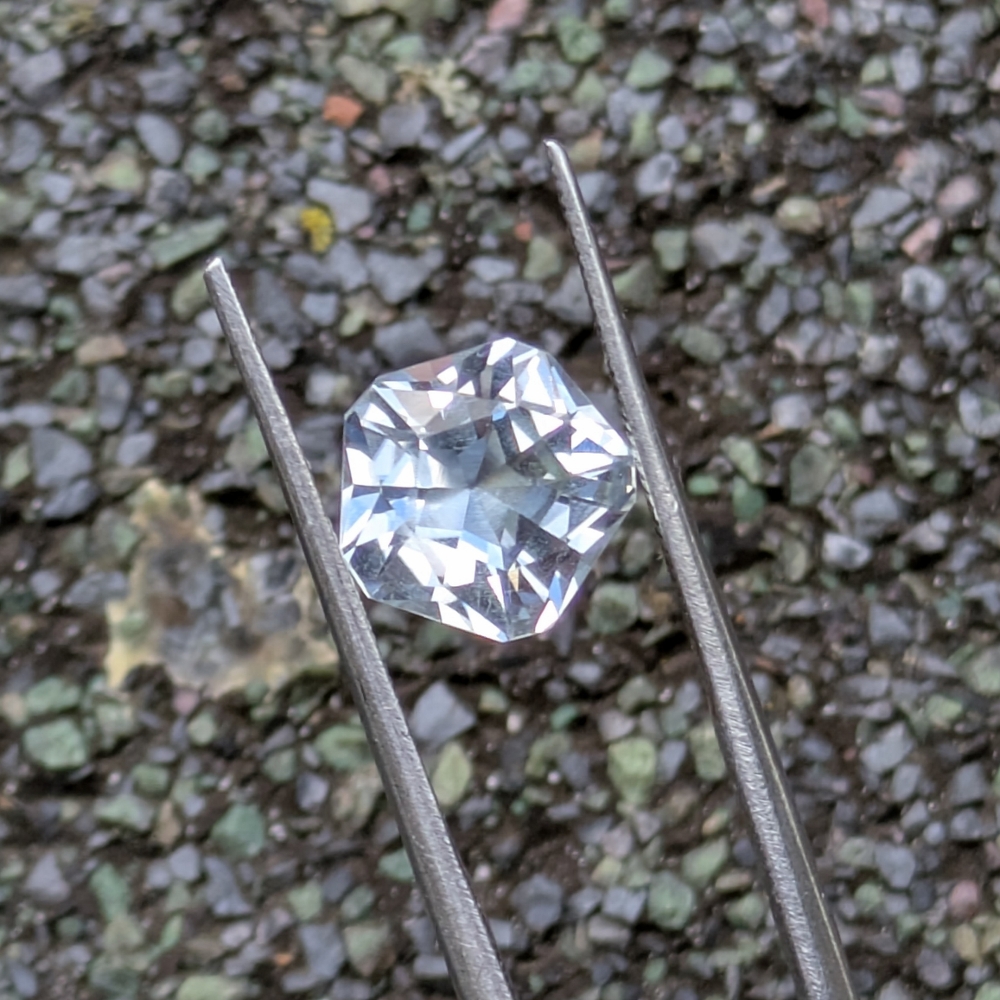 Natural Color Top Cut Blue Topaz Nigeria 3.56 ct  Litnon.com