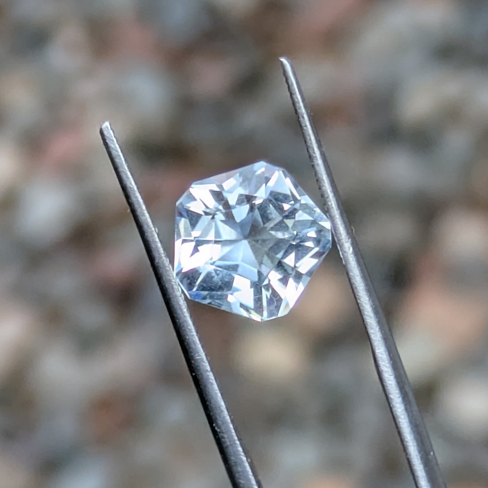 Natural Color Top Cut Blue Topaz Nigeria 3.56 ct  Litnon.com