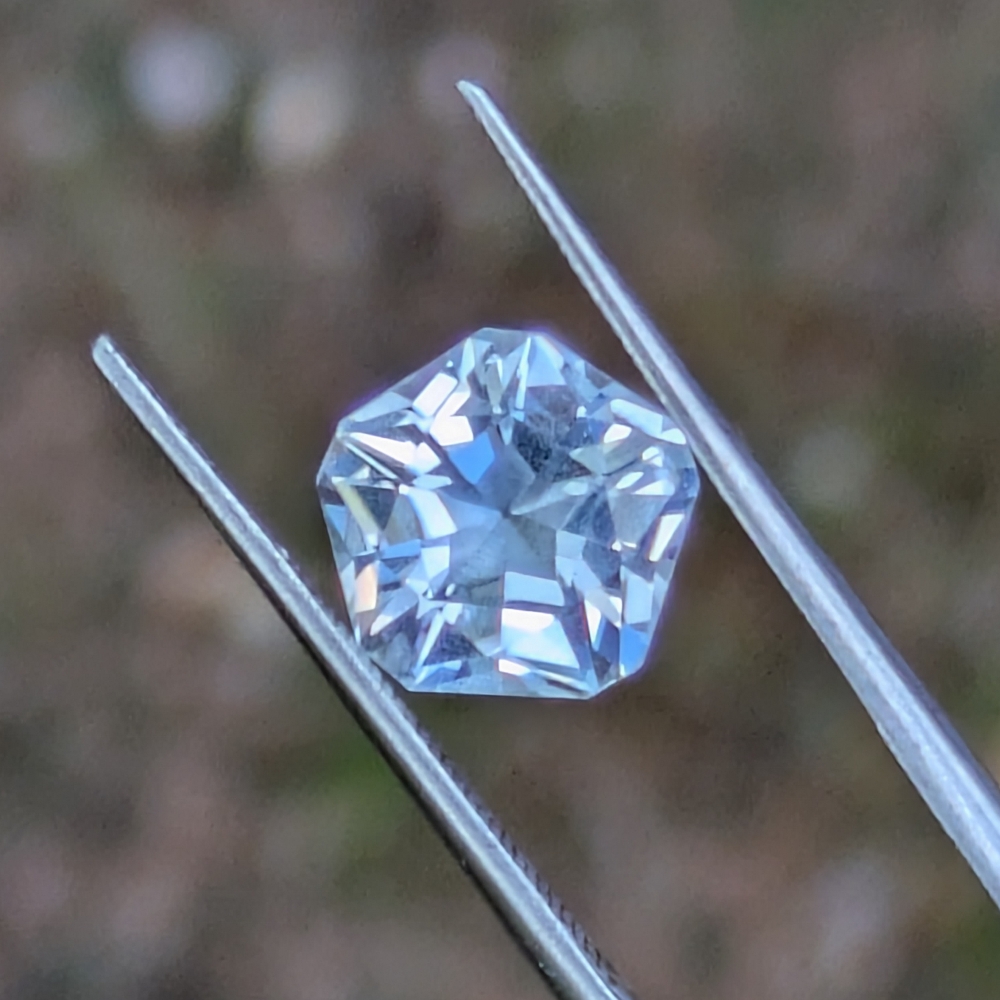 Natural Color Top Cut Blue Topaz Nigeria 3.56 ct  Litnon.com