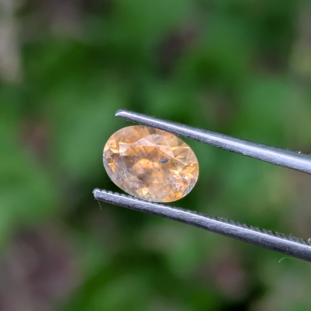 Well Cut Orange Yolk  Montana Sapphire – 1.18 Carats Litnon.com