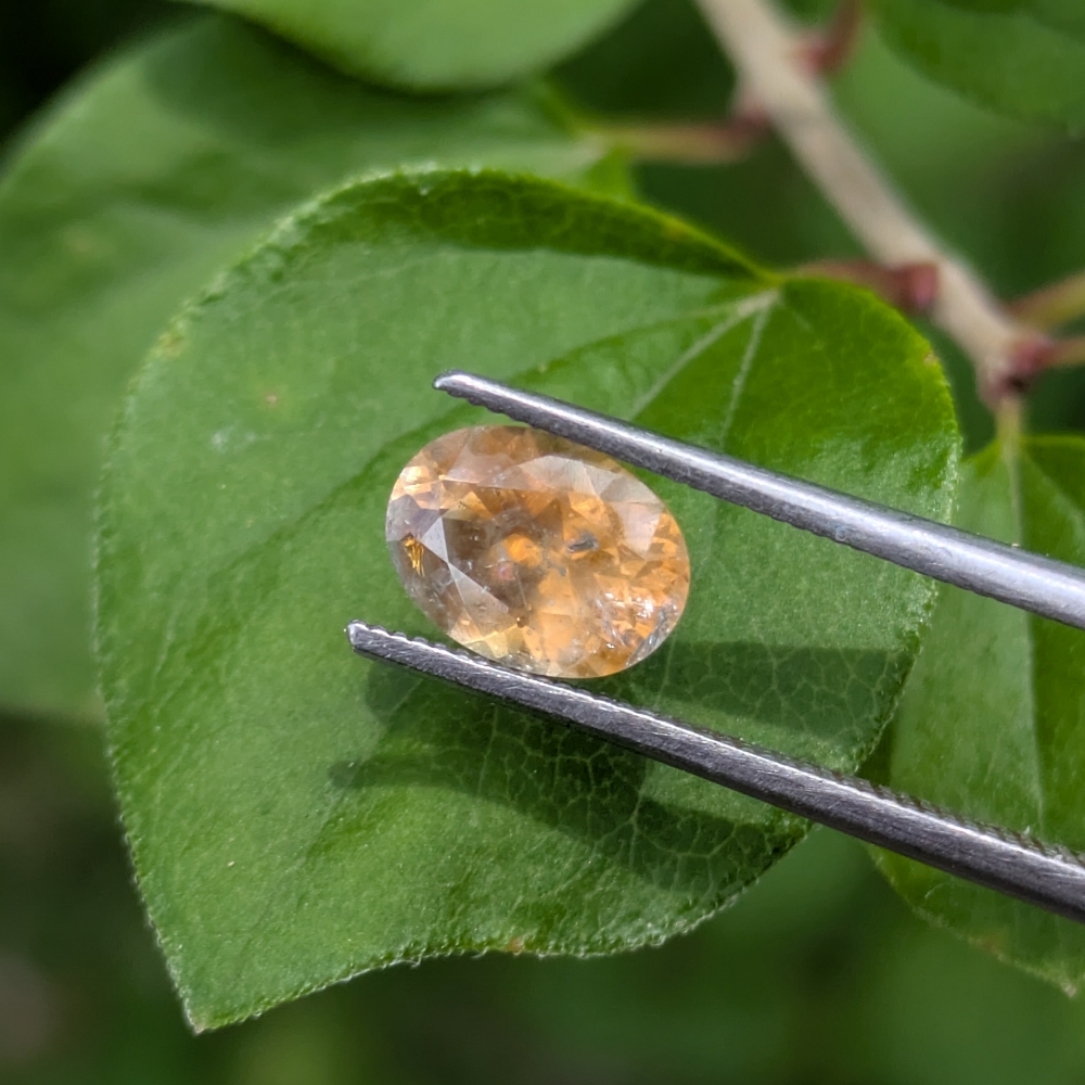 Well Cut Orange Yolk  Montana Sapphire – 1.18 Carats Litnon.com