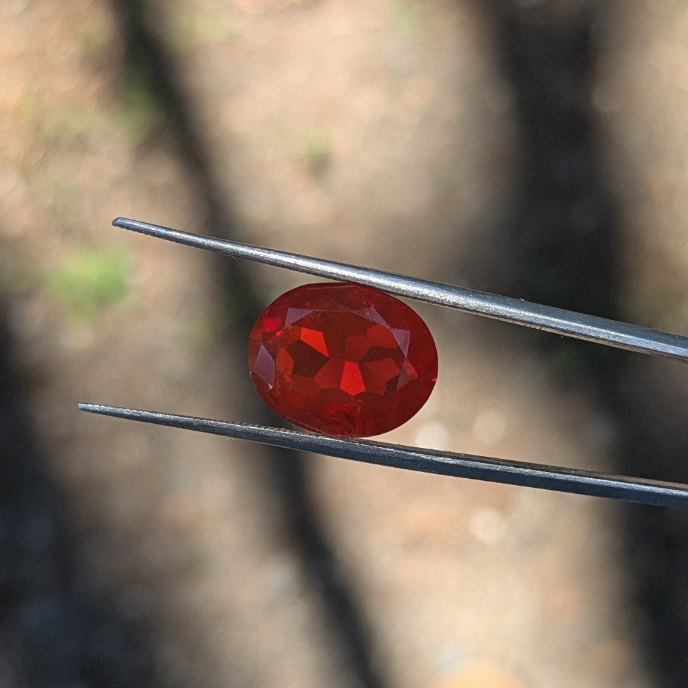 Fine Color Orange Mexican Fire Opal 5.34 Carats Litnon.com