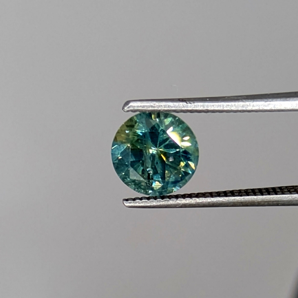 Super Moody Natural Blue Green yellow Montana Sapphire 1.02 Carats Litnon.com