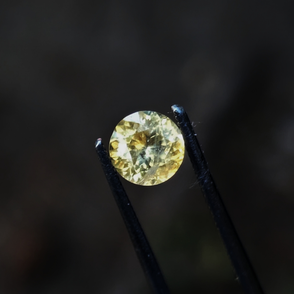 Pretty Yellow Montana Sapphire 0.59 Carats Litnon.com