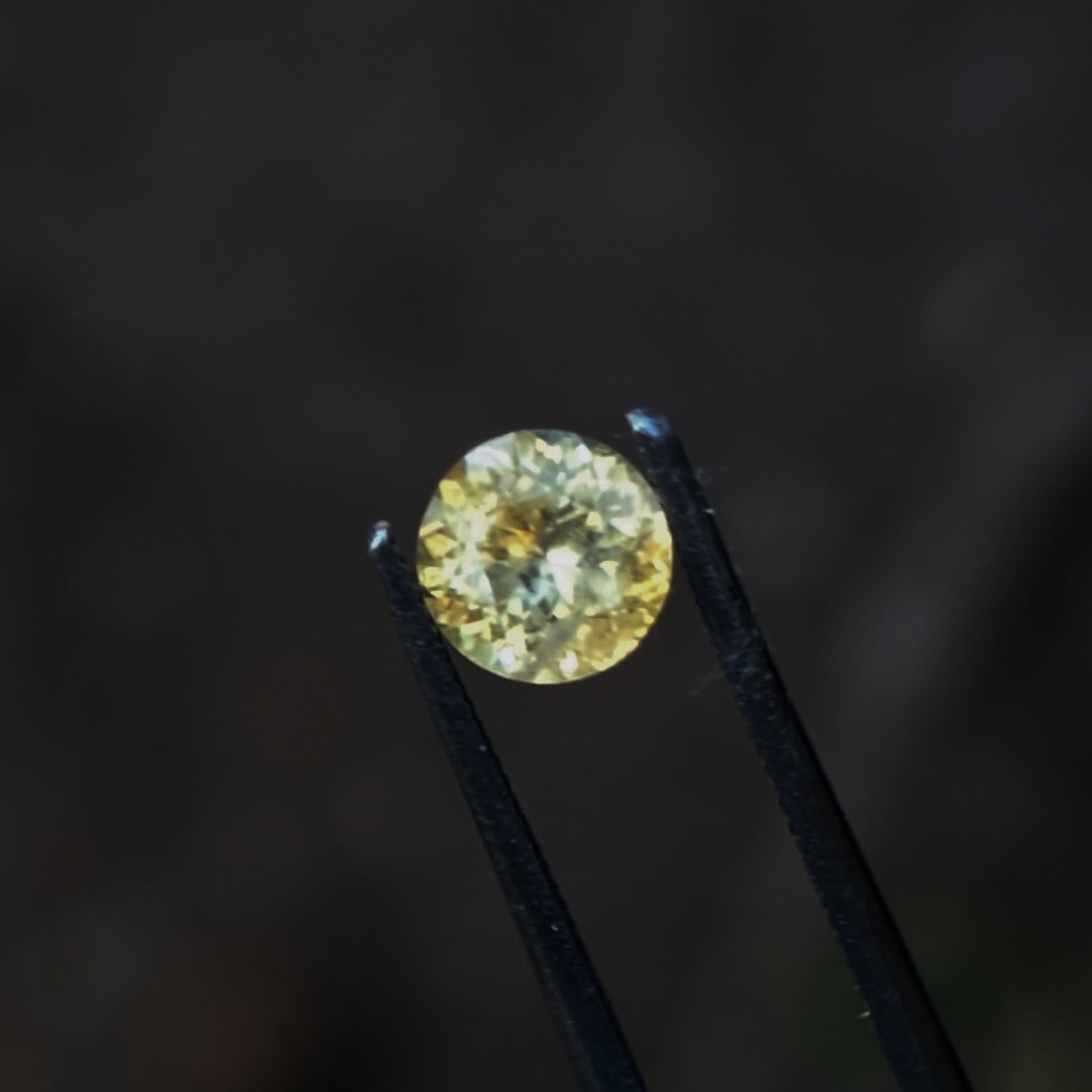 Pretty Yellow Montana Sapphire 0.59 Carats Litnon.com