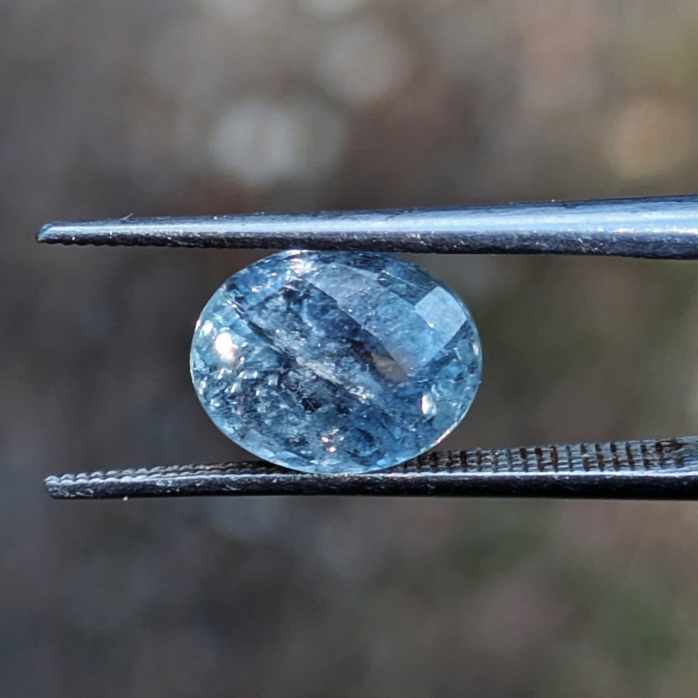 Well Cut Light Blue Montana Sapphire 3.43 Carats Litnon.com