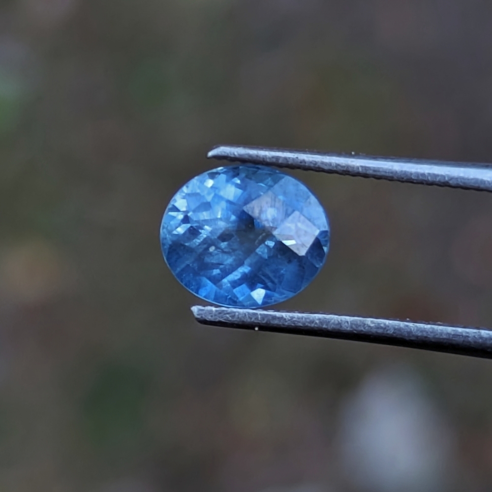 Natural Corn Flower Blue Montana Sapphire 1.23 Carats Litnon.com