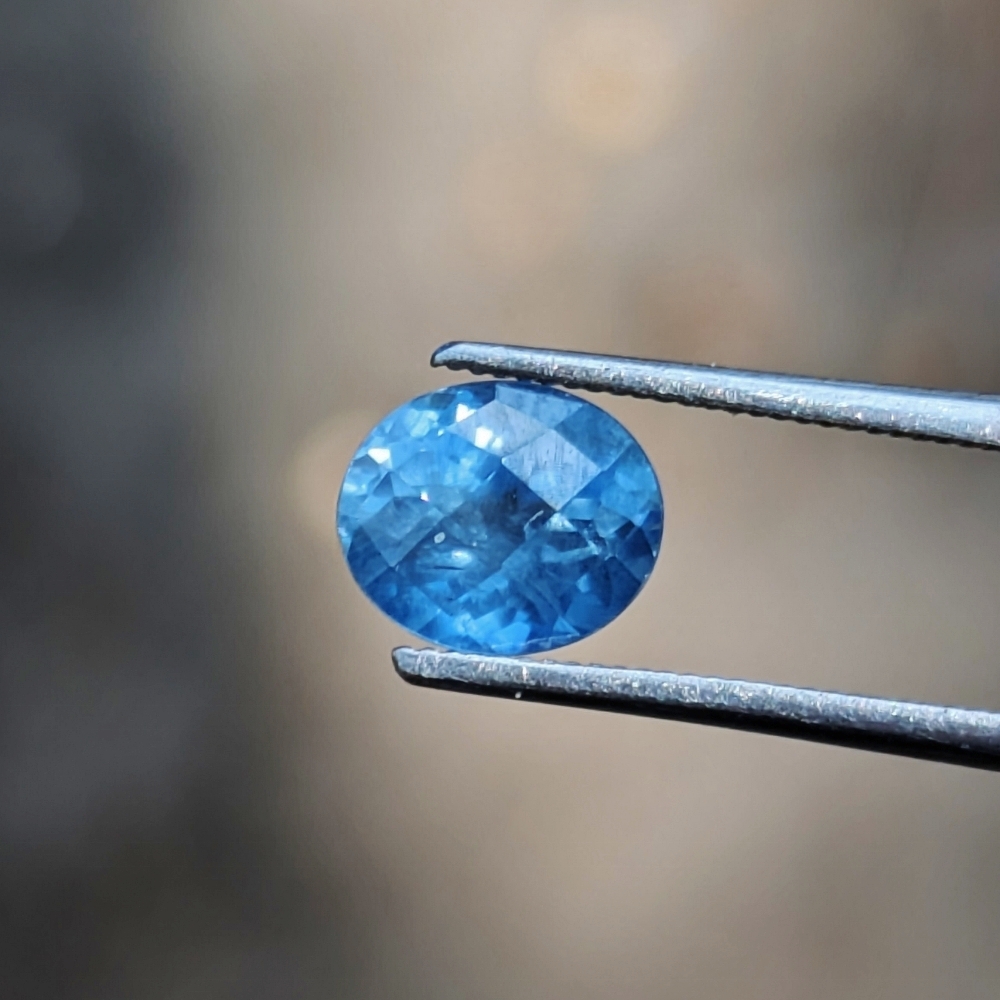 Natural Corn Flower Blue Montana Sapphire 1.23 Carats Litnon.com