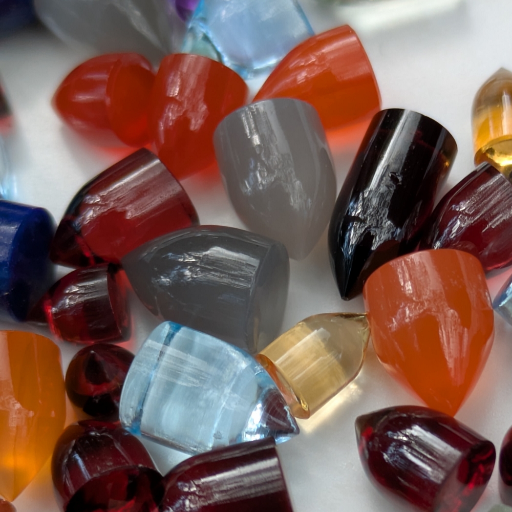 Premium Grade Mixed Lot Gemstone Bullet Cabs 700 Carats Litnon.com