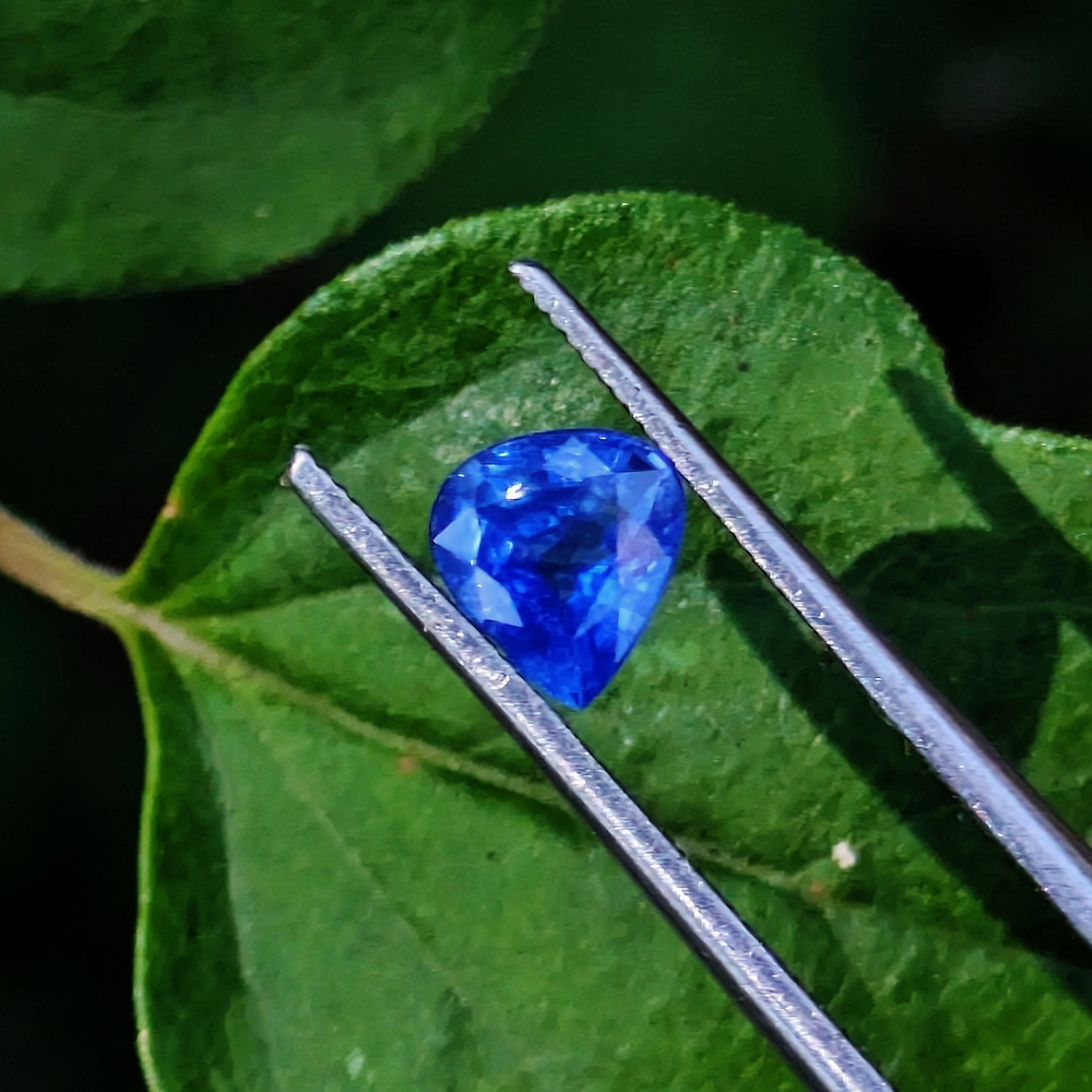 Cornflower Blue Natural Sapphire Ceylon 0.74 Carats Litnon.com