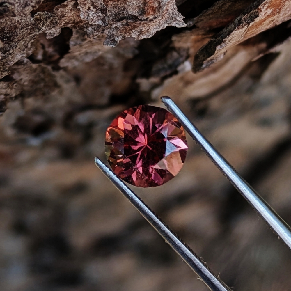 Diamond Cut Cranberry Pink Tourmaline 1.61 ct  Litnon.com