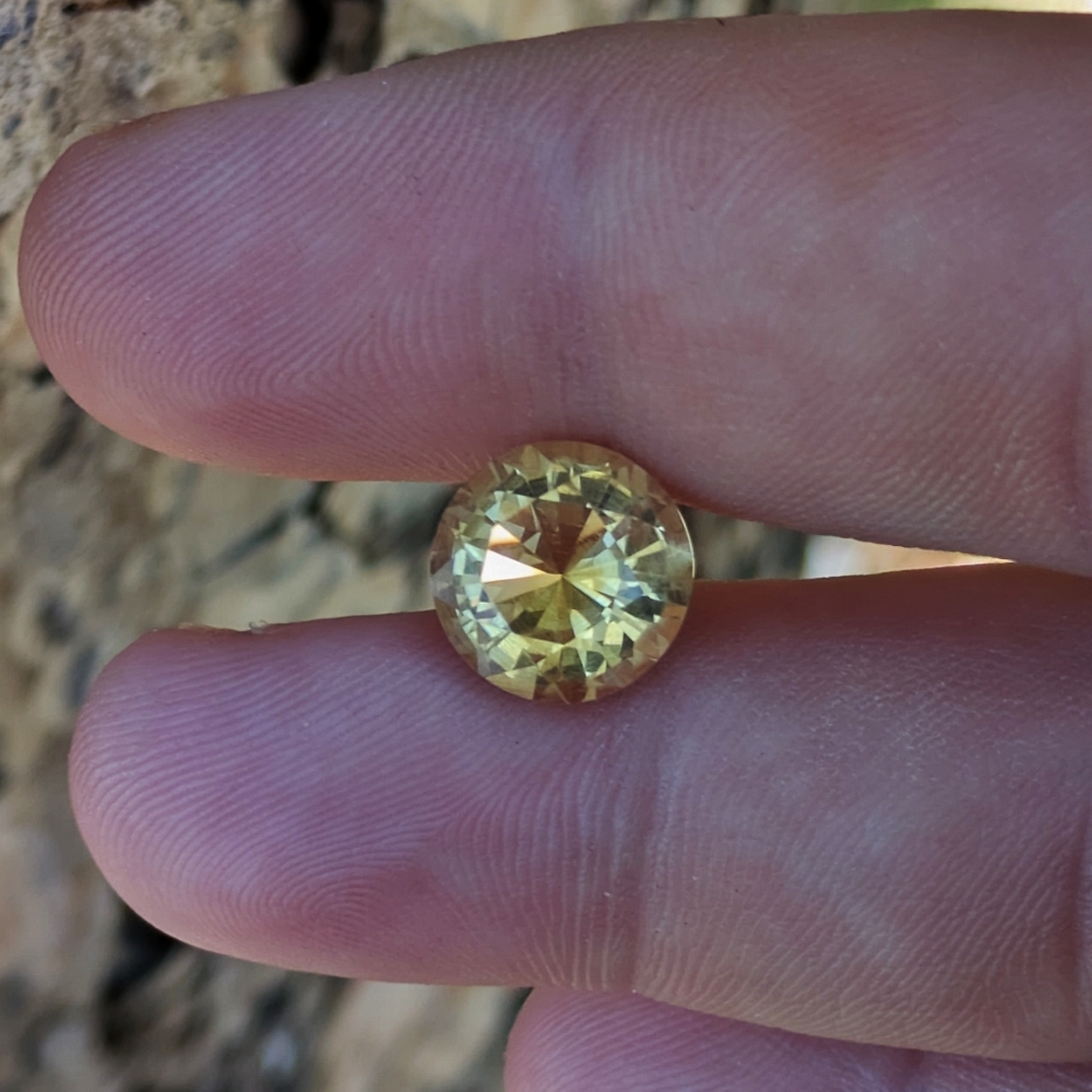 Old Stock Well Cut Rio Grande Citrine Gem 4.18 Carats Litnon.com