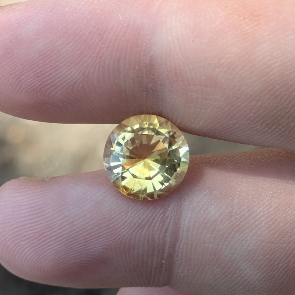 Old Stock Well Cut Rio Grande Citrine Gem 4.18 Carats Litnon.com