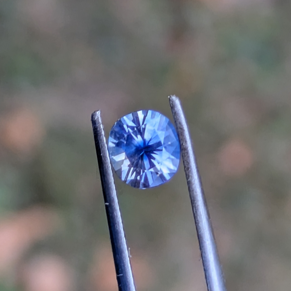 USA Cut Cornflower Blue Ceylon Sapphire – 0.81 Carats Litnon.com