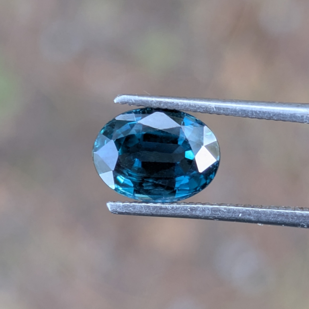 Natural Teal Blue Green Montana Sapphire 1.70 Carats Litnon.com
