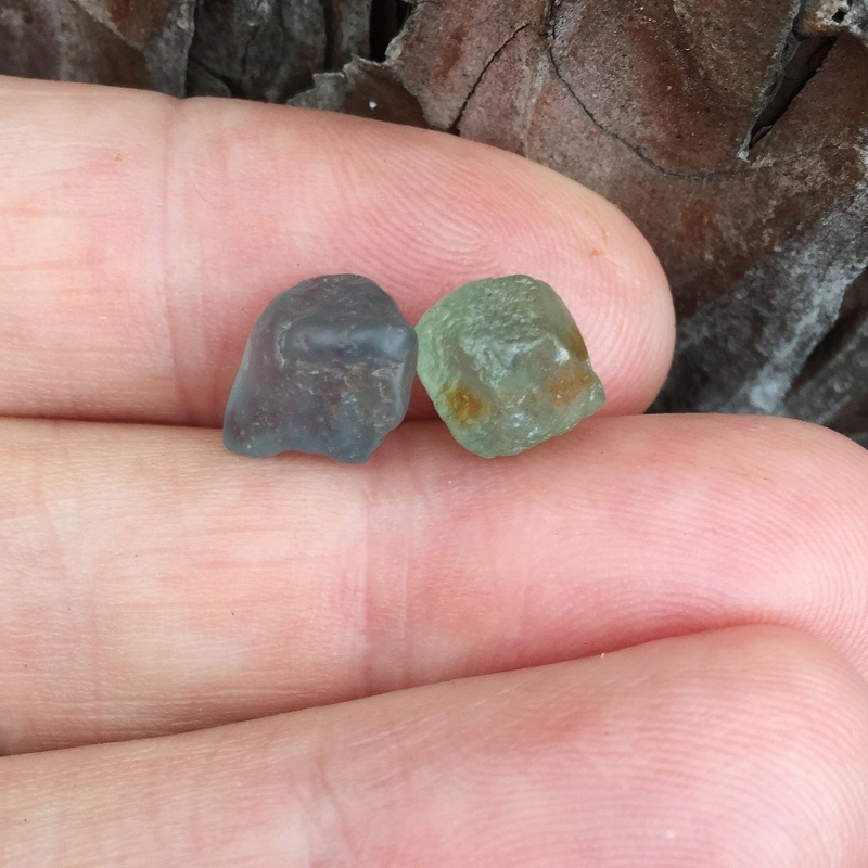 Hand Select Natural Montana Sapphire Facet Rough 11.03 Carats Litnon.com