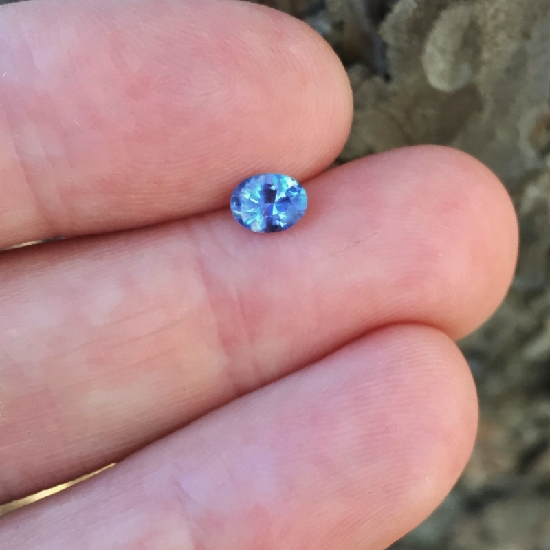 Bright and Pretty Natural Montana Blue Sapphire  Litnon.com