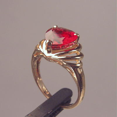 Beautiful Rubelite Tourmaline 14 kt Ring  Litnon.com