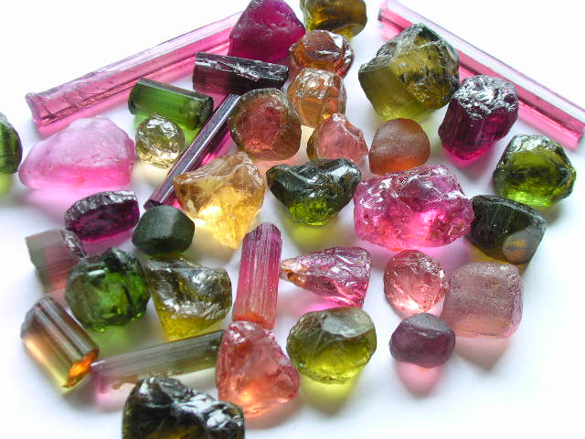 Multi-color Top Facet Grade Tourmaline Lot 500 carats  Litnon.com