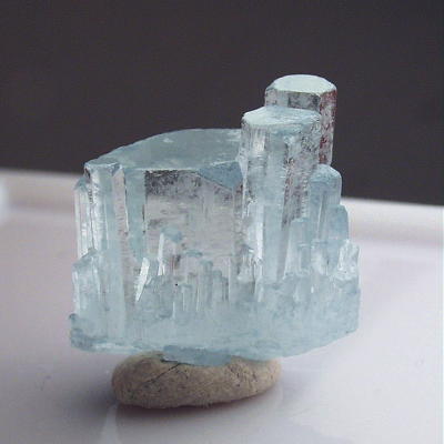 Terminated Aquamarine Beryl Crystal Specimen Pakistan  Litnon.com