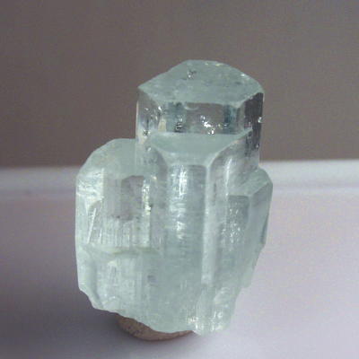 Terminated Aquamarine Beryl Crystal Specimen Pakistan  Litnon.com