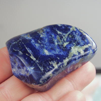 Tumble Polished Afghan Lapis Rough 108 grams  Litnon.com