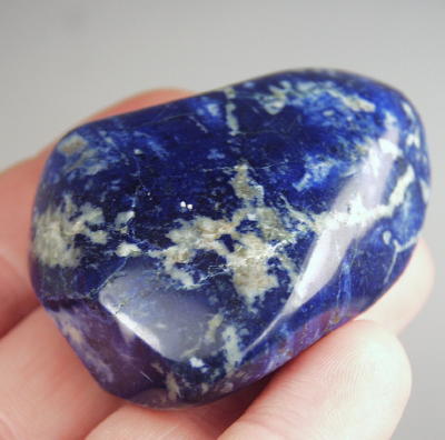 Tumble Polished Afghan Lapis Rough 108 grams  Litnon.com