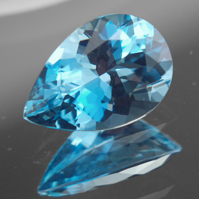 Deep Blue Santa Maria Africana Aquamarine 8.83 ct.  Litnon.com