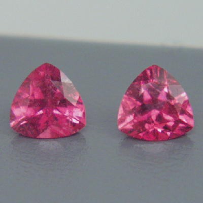 Hot Pink Intense Color Brazil Tourmaline Pair  Litnon.com