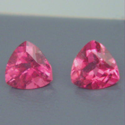 Hot Pink Intense Color Brazil Tourmaline Pair  Litnon.com