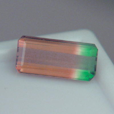 Beautiful and Clean Bi Color Tourmaline Brazil 3.40 ct  Litnon.com