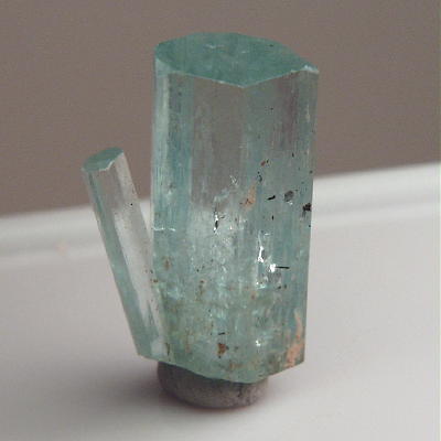 Terminated Aquamarine Beryl Crystal Specimen Namibia  Litnon.com