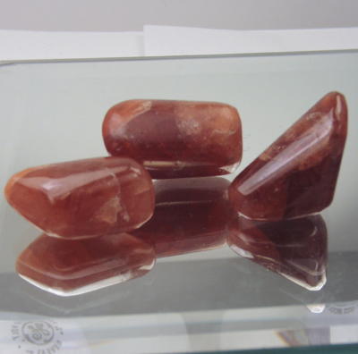 Tumbled Polished Grossular Garnet Afghanistan 280 ct GL Litnon.com