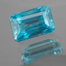 Special Cut And Color Blue Zircon 4.21 ct