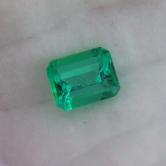 Bright and Nice Color Untreated Colombian Emerald 2.81ct